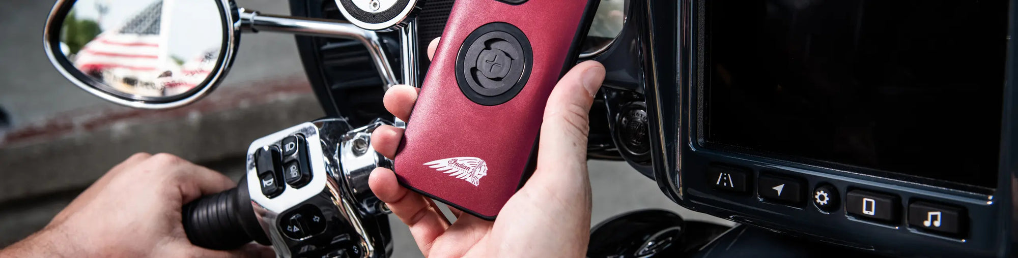 Indian Motorcycle Brand Partner Phone Cases and Card Wallets. 